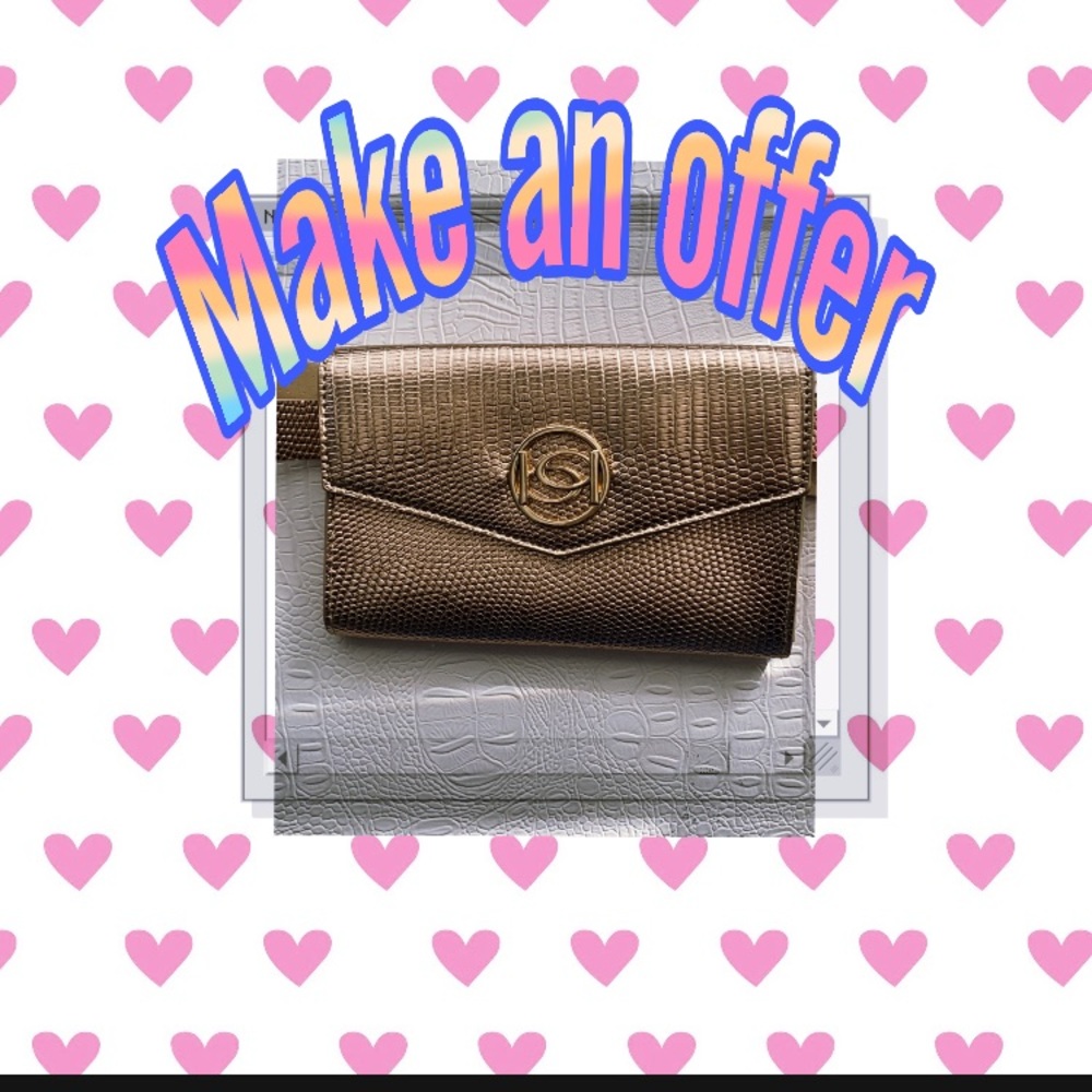 NWT—Bebe Golden Gold Belt Bag - Picture 2 of 9
